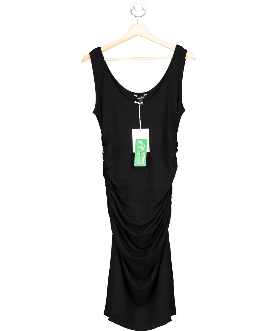 Isabella Oliver Ellis Ruched Side Maternity Dress, Black Sz2 UK 10 - Reliked