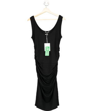 Isabella Oliver Ellis Ruched Side Maternity Dress, Black Sz3 UK 12