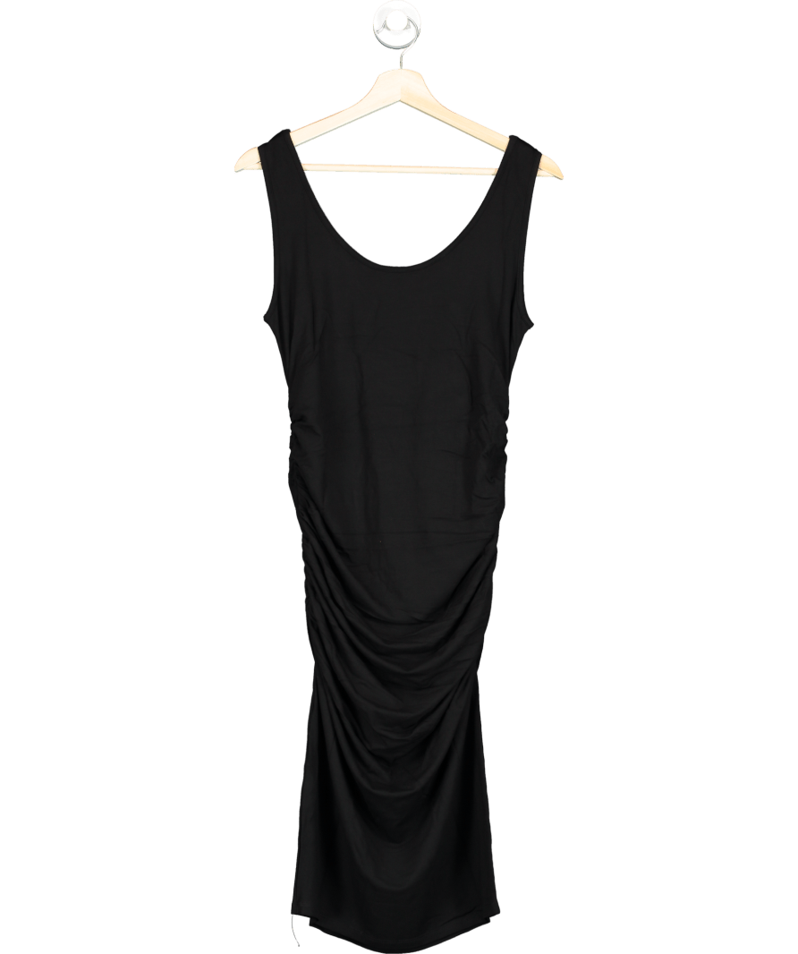 Isabella Oliver Ellis Ruched Side Maternity Dress, Black Sz3 UK 12 - Reliked