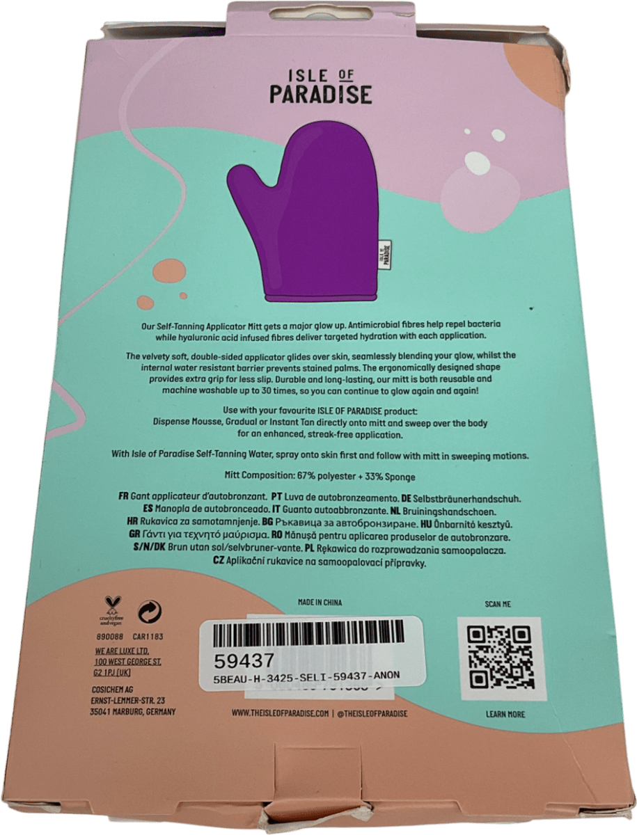 Isle Of Paradise Hyaluronic Infused Self - tan Mitt One size - Reliked