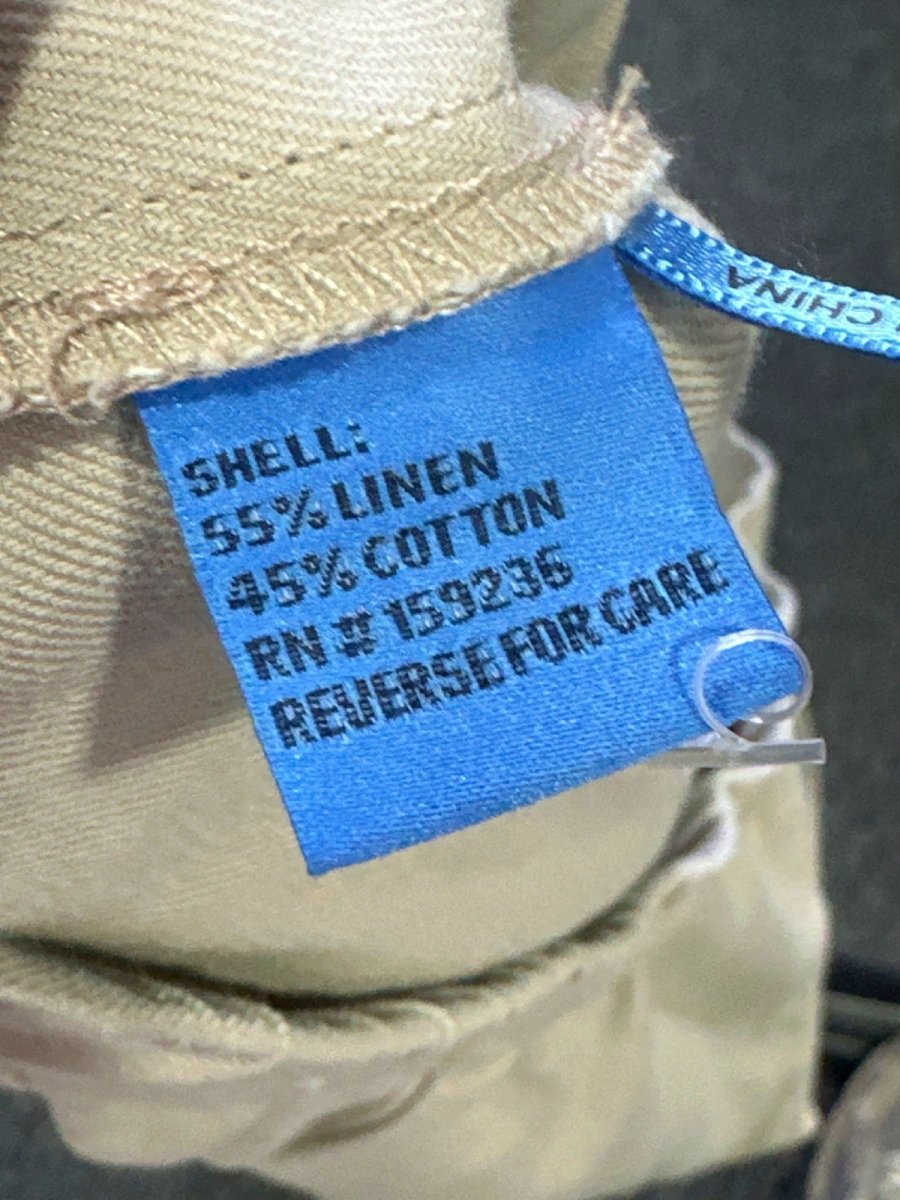 J. McLaughlin Beige Wide - Leg Linen Trousers UK 6 - Reliked