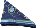 J. McLaughlin Blue Cashmere & Silk Scarf One Size - Reliked