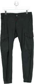 Jack & Jones Black Cargo Jogger Trousers UK W30 - Reliked