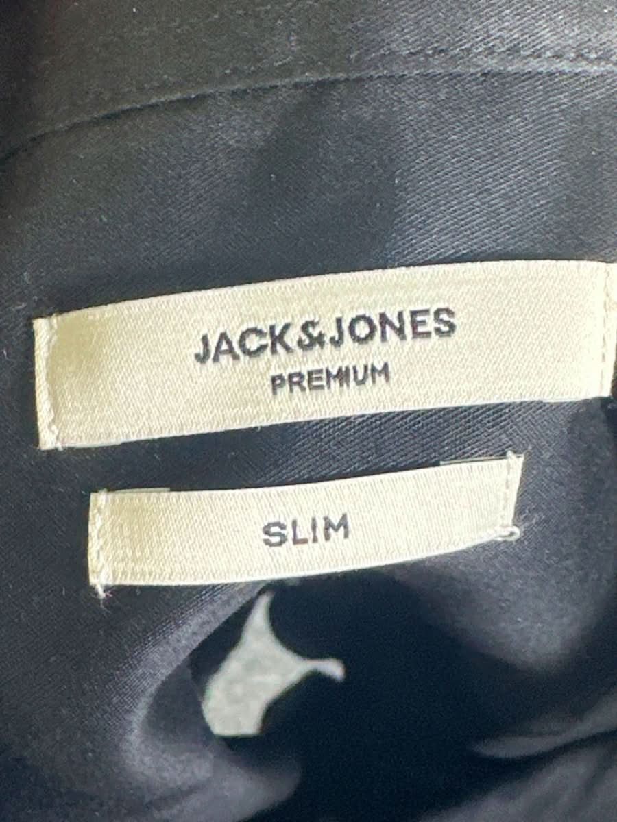 Jack & Jones Black Slim Fit Shirt M - Reliked