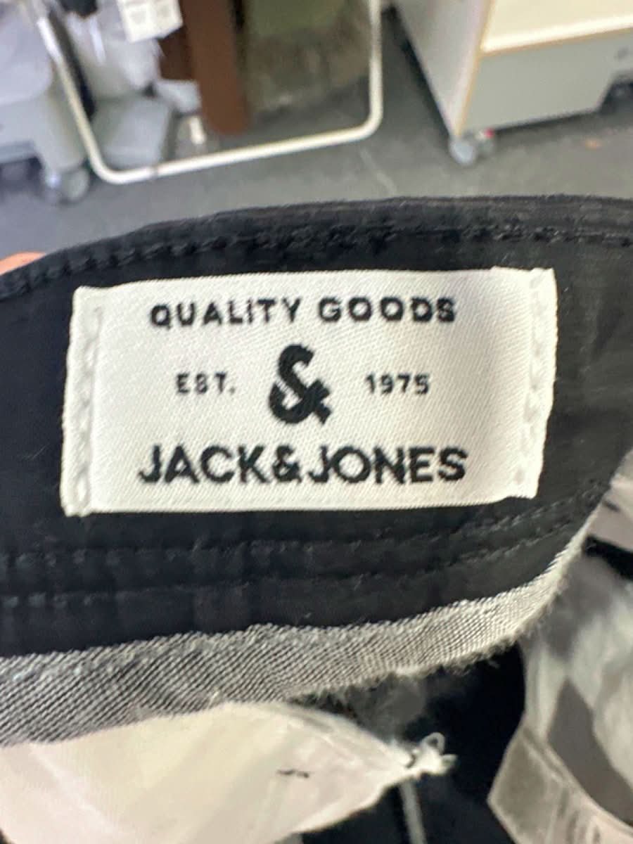 Jack & Jones Black Trousers UK W34 - Reliked