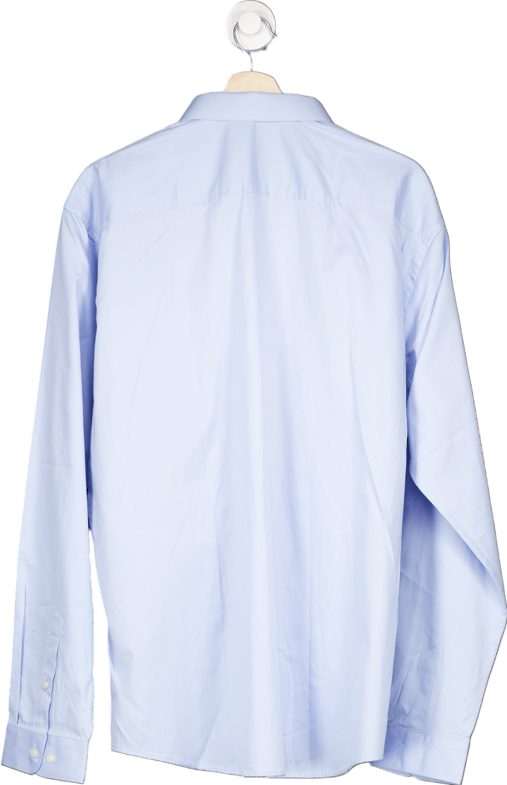 Jack & Jones Blue Slim Fit Windsor Cardiff Shirt UK XXL - Reliked