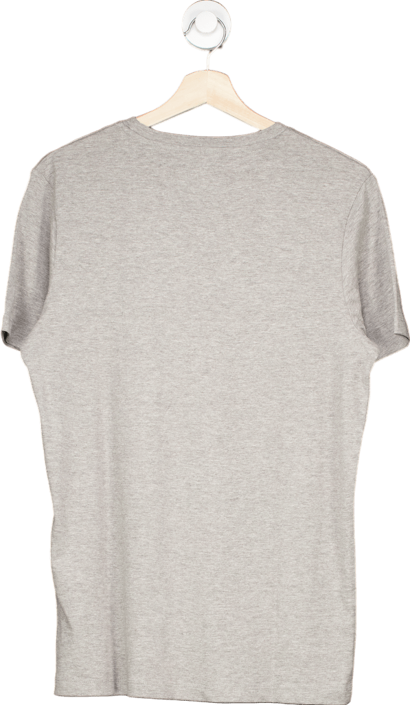 Jack & Jones Grey Crew Neck T-Shirt UK S - Reliked