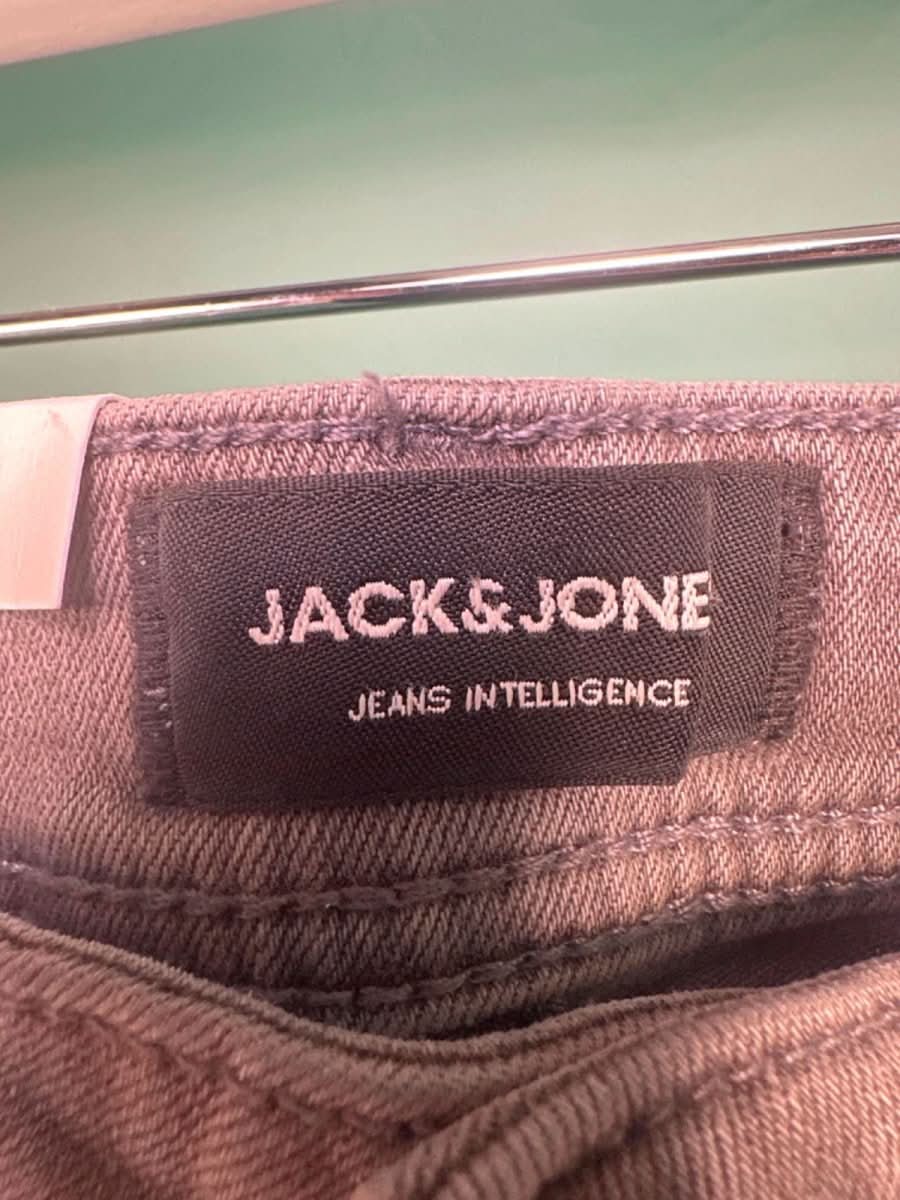 Jack & Jones Grey Denim Jeans W30 L30 - Reliked
