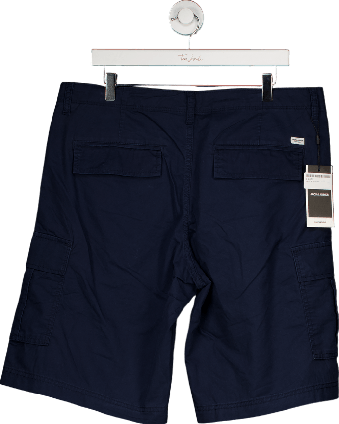 Jack & Jones Navy Blazer Campaign Shorts UK XL - Reliked