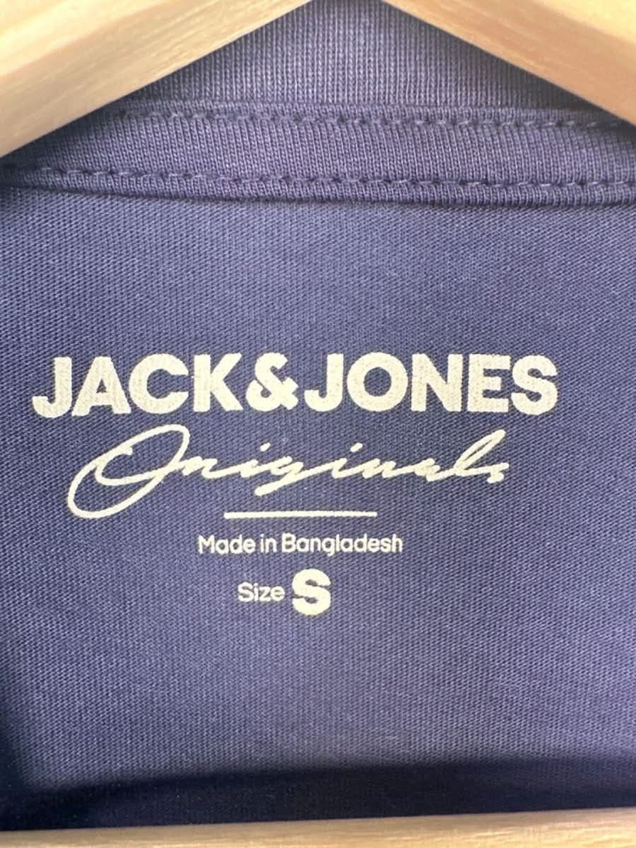 Jack & Jones Navy Blue Short Sleeve T-Shirt UK S - Reliked