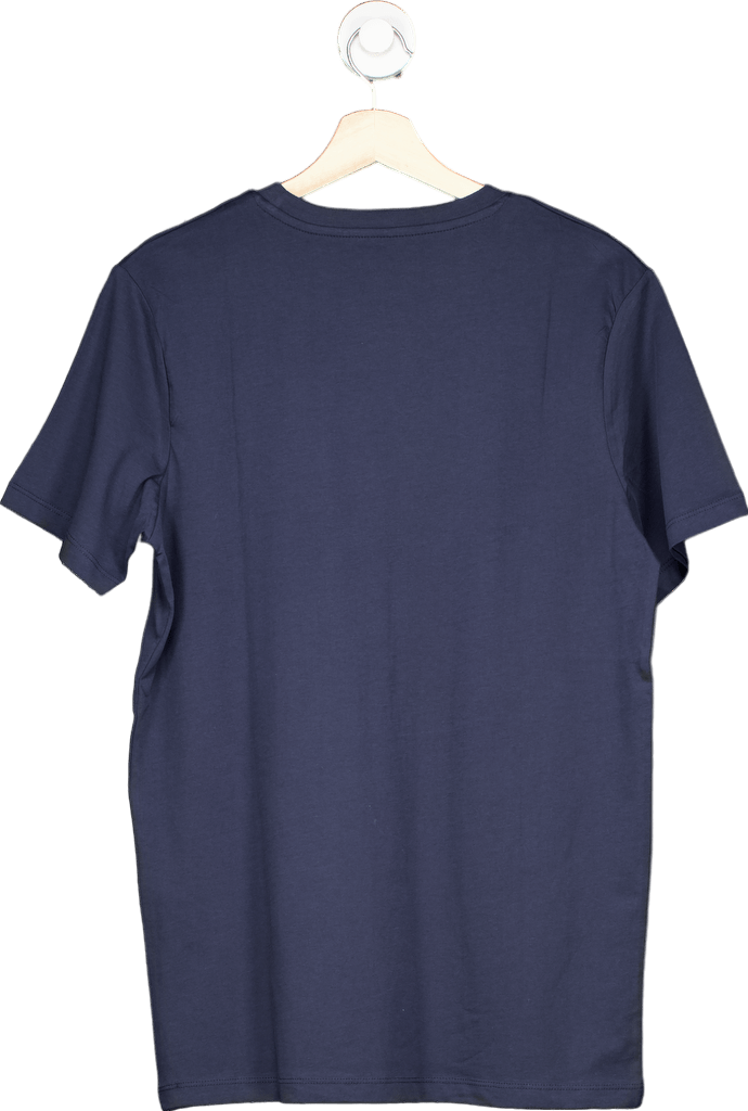 Jack & Jones Navy Blue Short Sleeve T-Shirt UK S - Reliked
