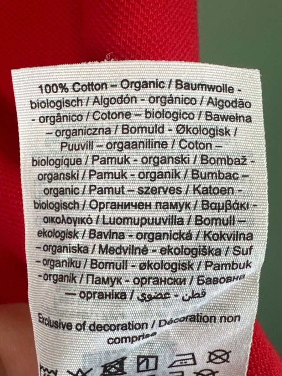 Jack & Jones Red True Red/Classic Polo Shirt UK M - Reliked