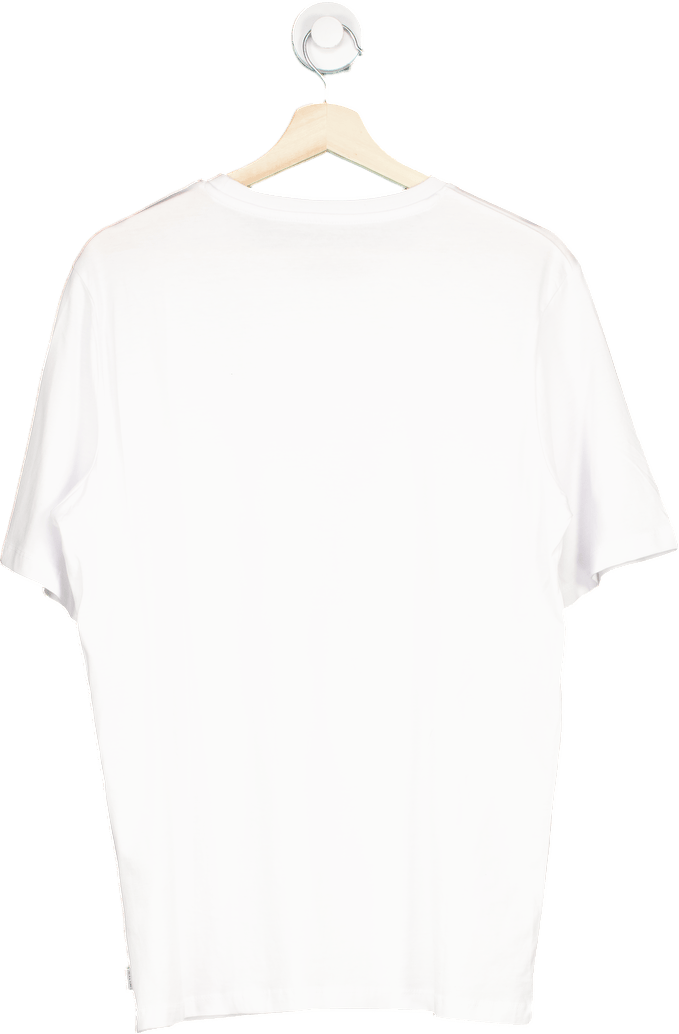 Jack & Jones White Essential T-Shirt UK M - Reliked