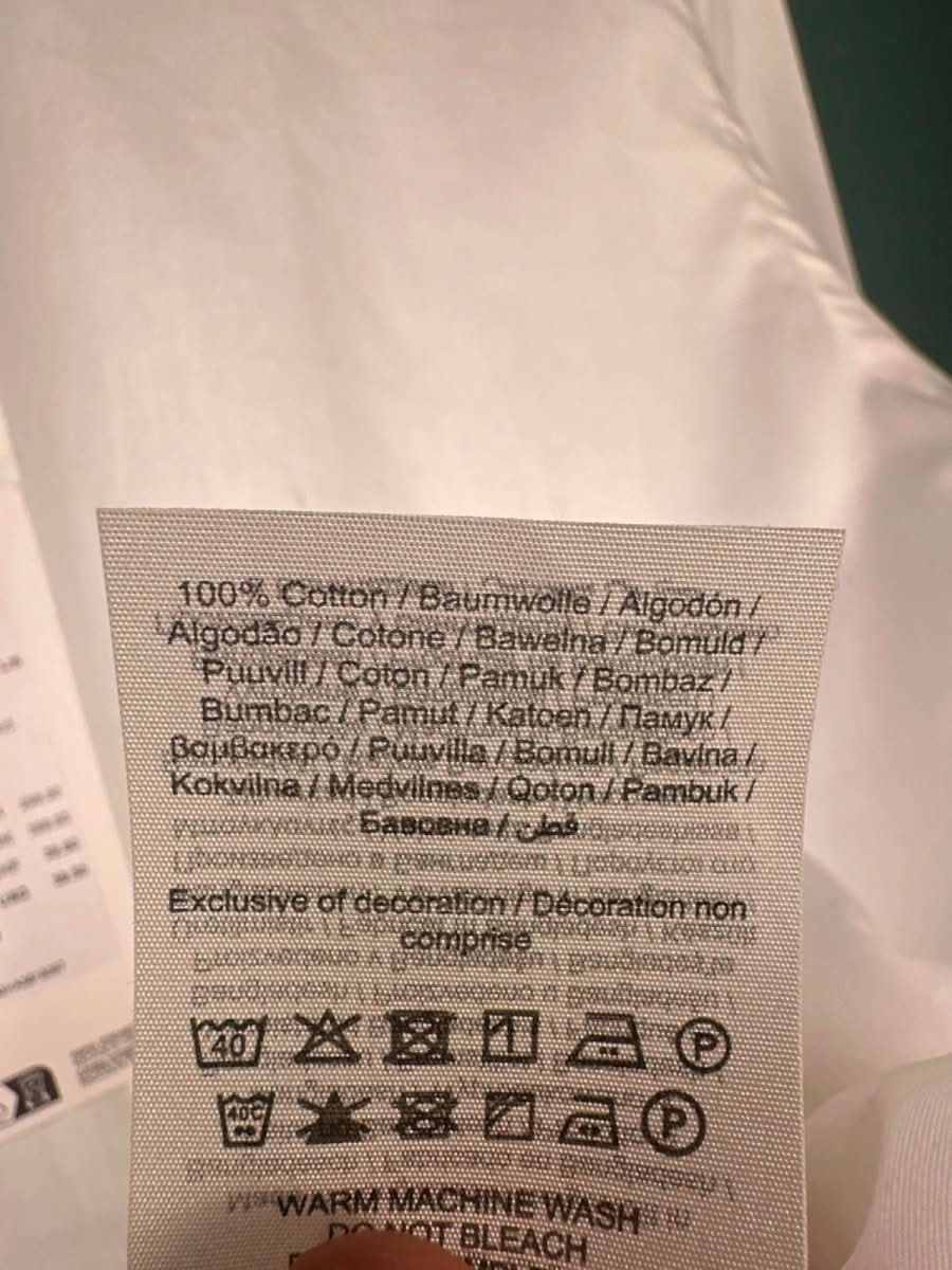 Jack & Jones White Slim Fit Cardiff Shirt L/S UK L - Reliked