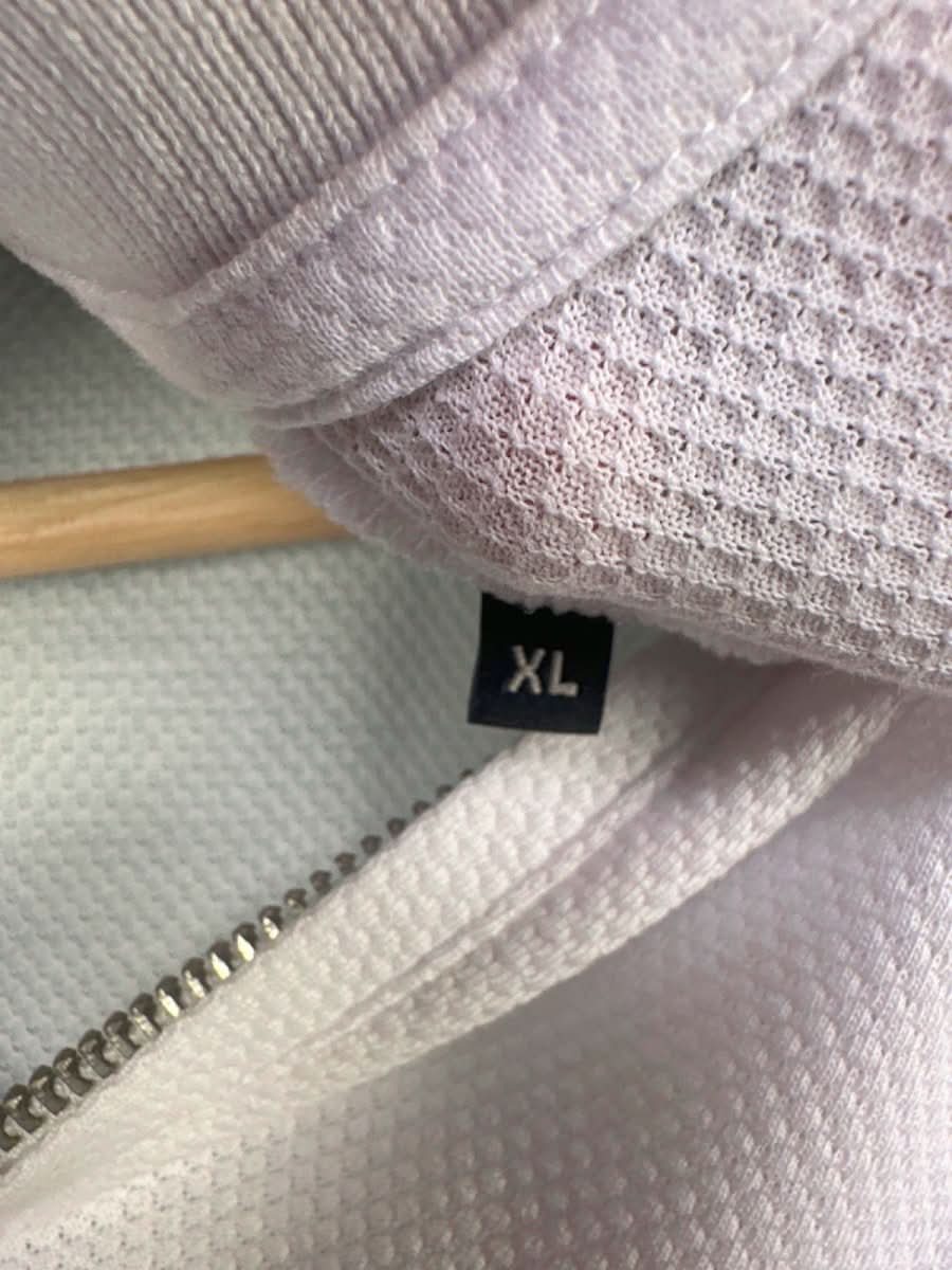 Jack & Jones White Zip Polo Shirt UK XL - Reliked