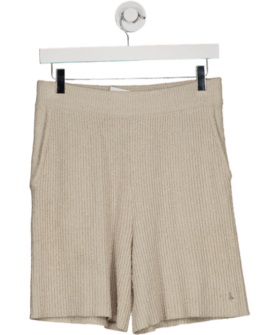 Jack wills Cream Cosy Knit Shorts UK S - Reliked