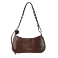JACQUEMUS Brown He Bisou Perle Zipped Shoulder Bag - Reliked
