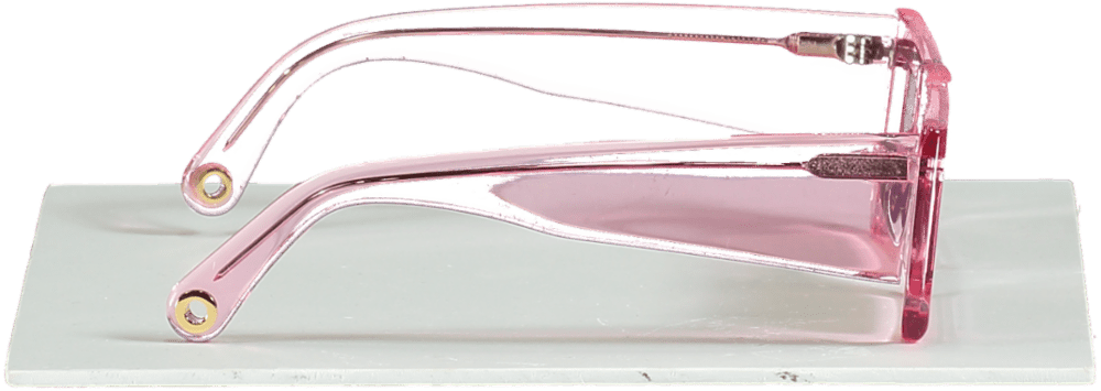 JACQUEMUS Pink Square - Frame Les Lunettes Soleil 3D Sunglasses in pouch - Reliked
