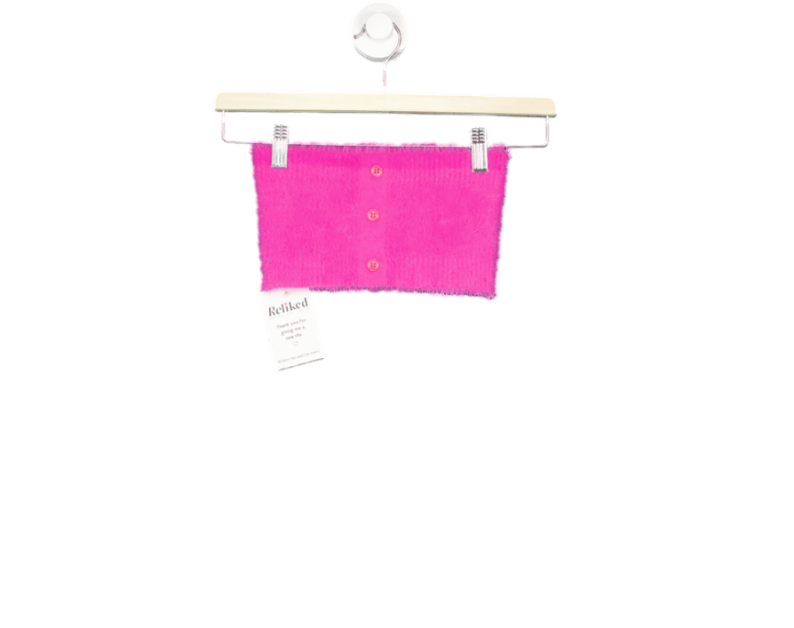 Jacquemus Pink Wool Blend Bandeau Jumper XS - Reliked