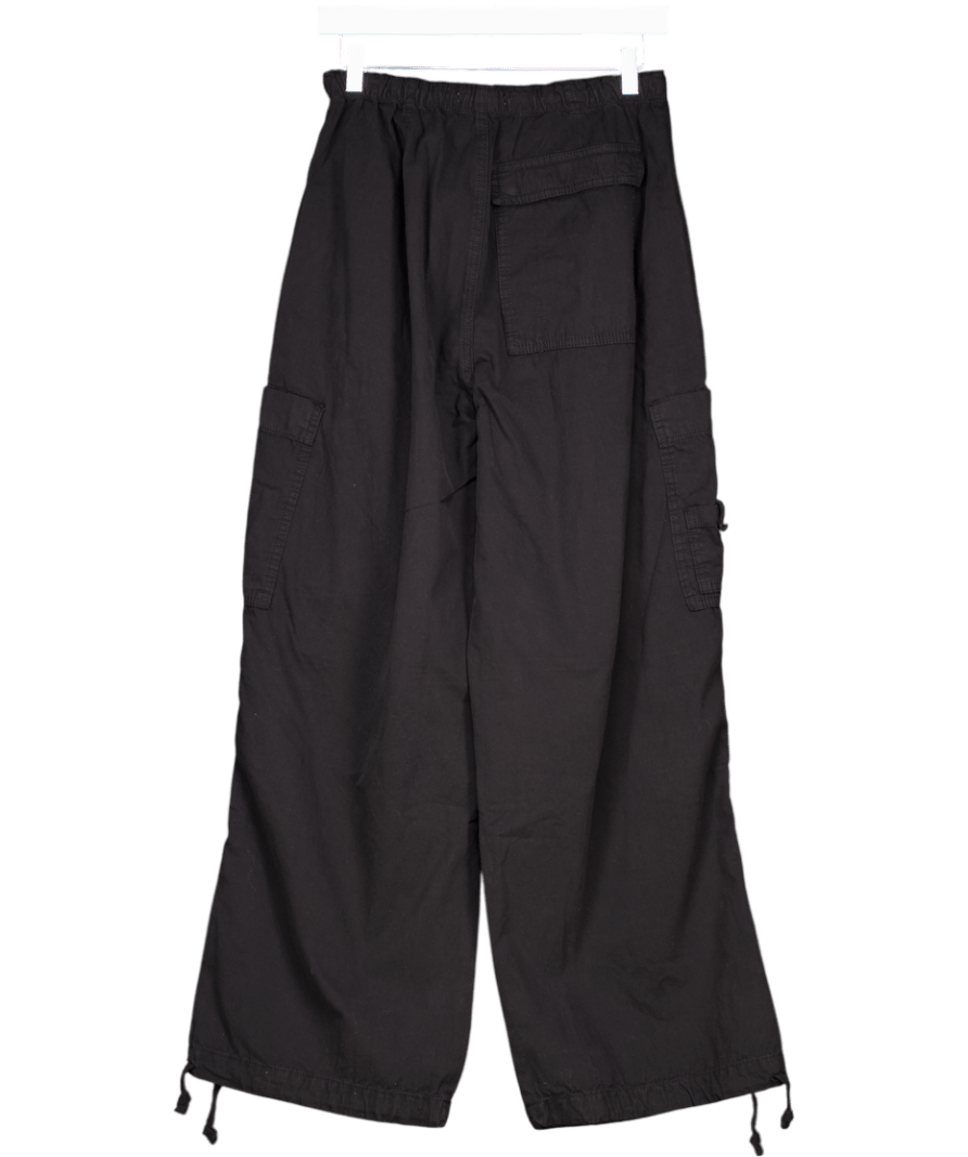 Jaded London Black Parachute Trousers UK XS - Reliked