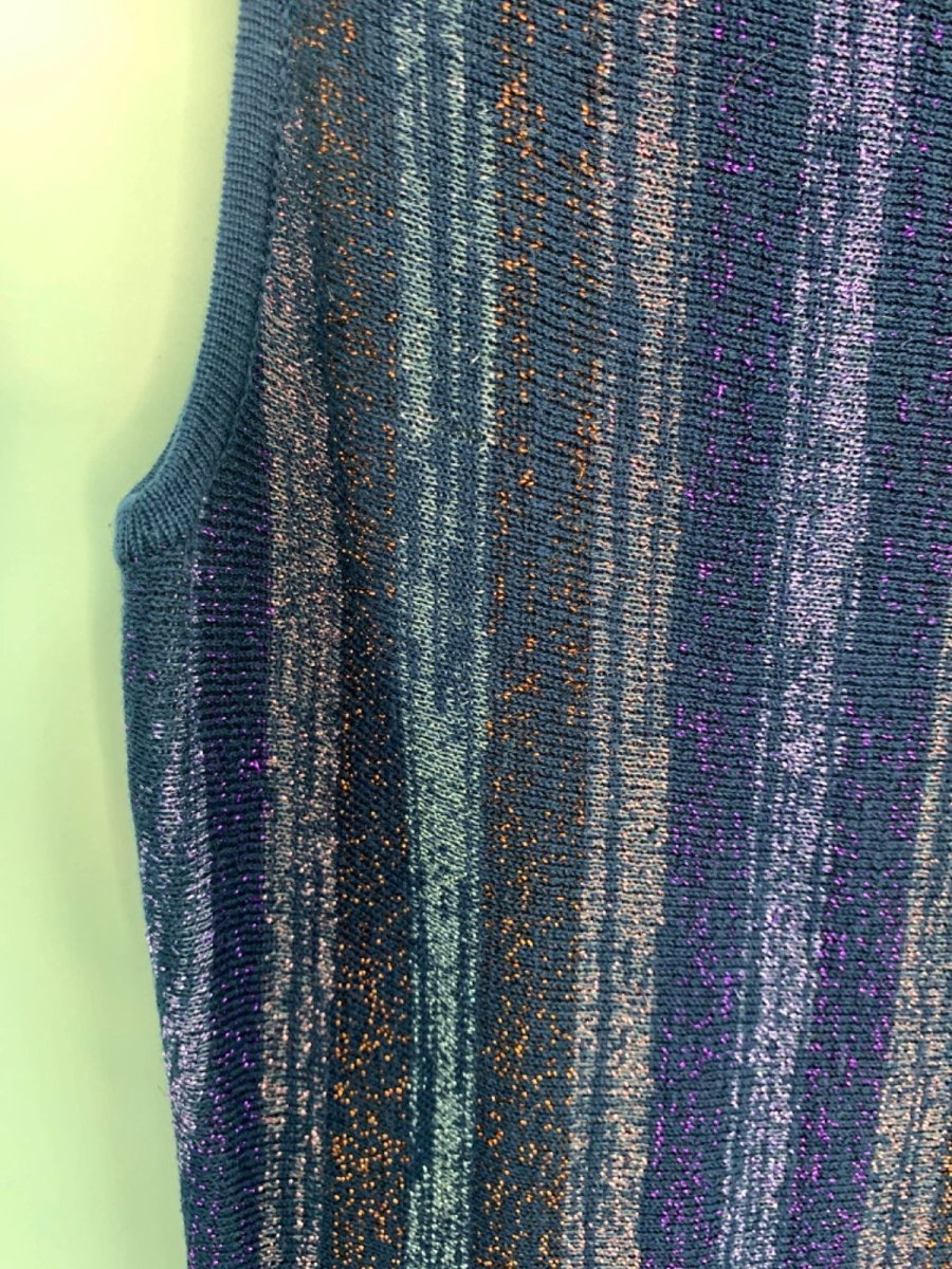 James Lakeland Multicolour Sleeveless Knit Dress UK S - Reliked