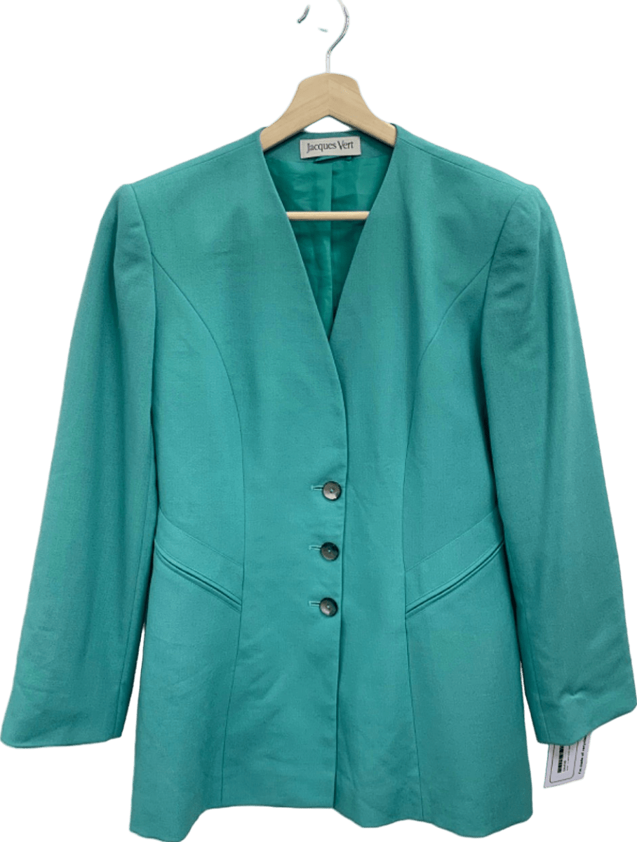 Jaques Vert Green Blazer UK 14 - Reliked