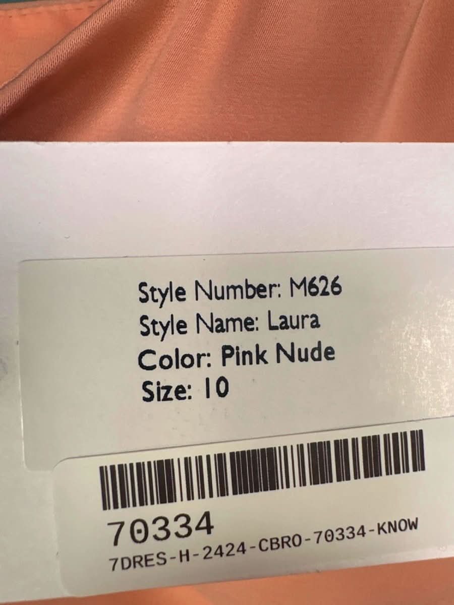 Jarlo Pink Nude Laura Dress UK 10 - Reliked