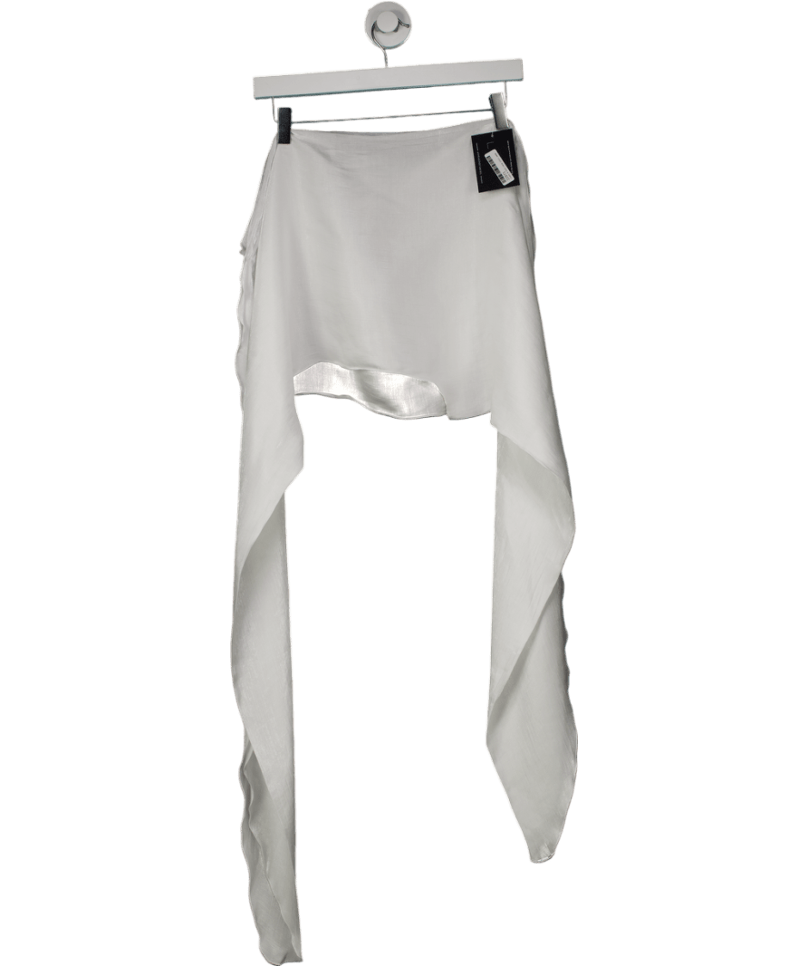 Jawsley White Bandeau Flowy Top UK XS/S - Reliked