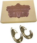 Jennifer Behr Nimah Hoop Earrings - 18k Yellow Gold Plated - Reliked