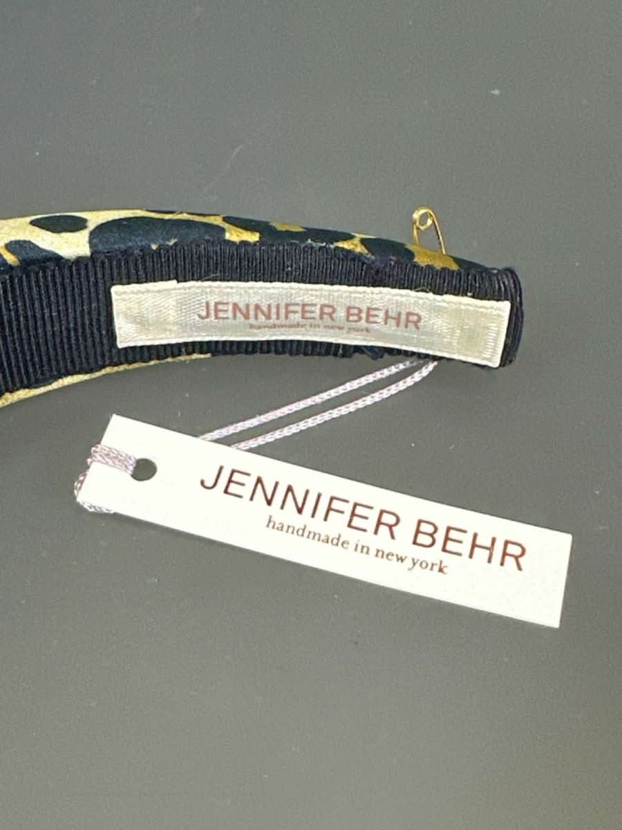 Jennifer Behr Thada Leopard Print Padded Headband - Reliked