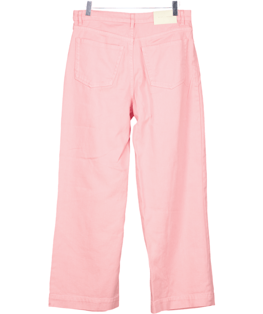 Jigsaw Pink Tyne Wide Leg Cropped Jean W28 - Reliked