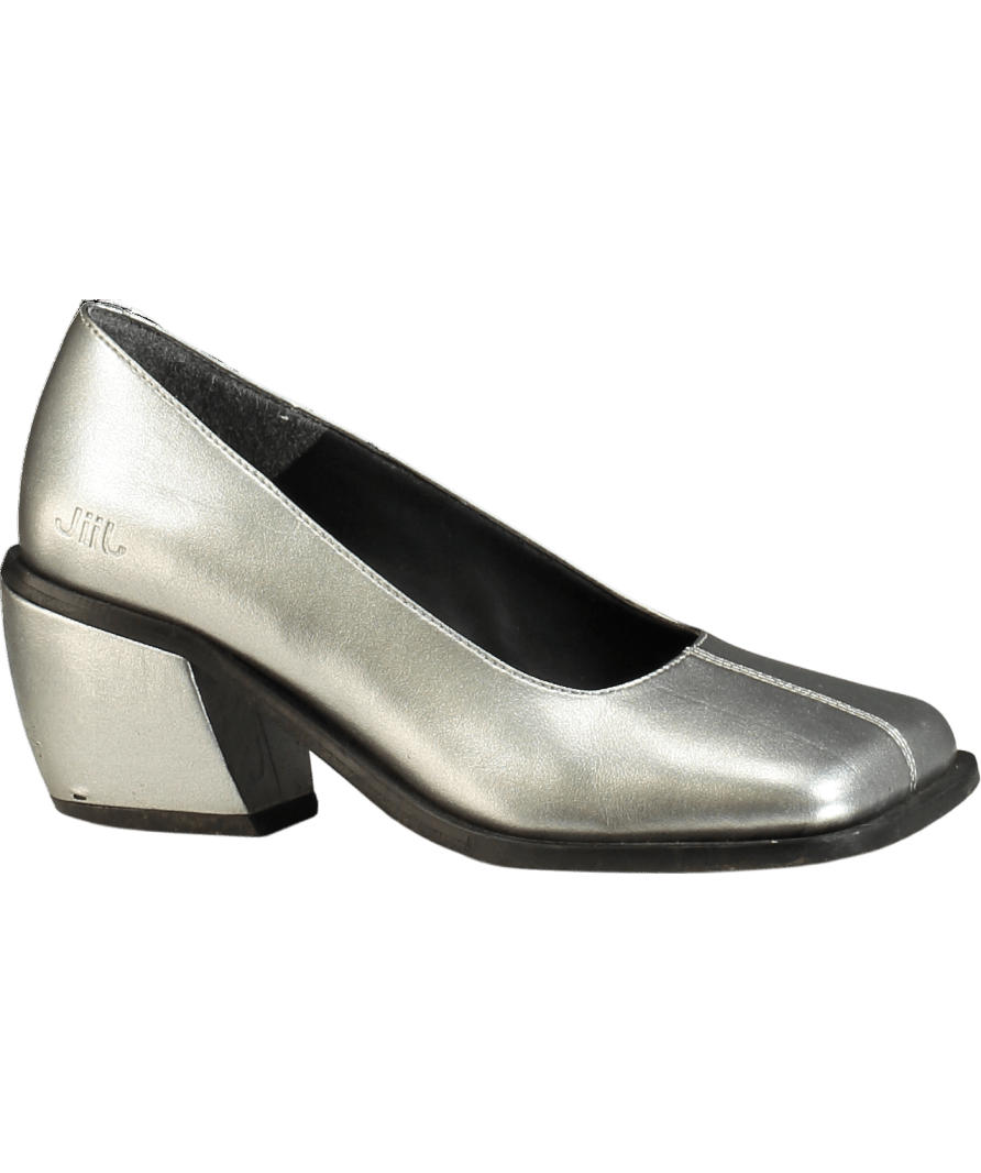 JIIJ Metallic Eros Heels UK 4 EU 37 👠 - Reliked