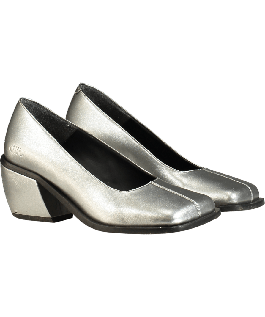 JIIJ Metallic Eros Heels UK 4 EU 37 👠 - Reliked