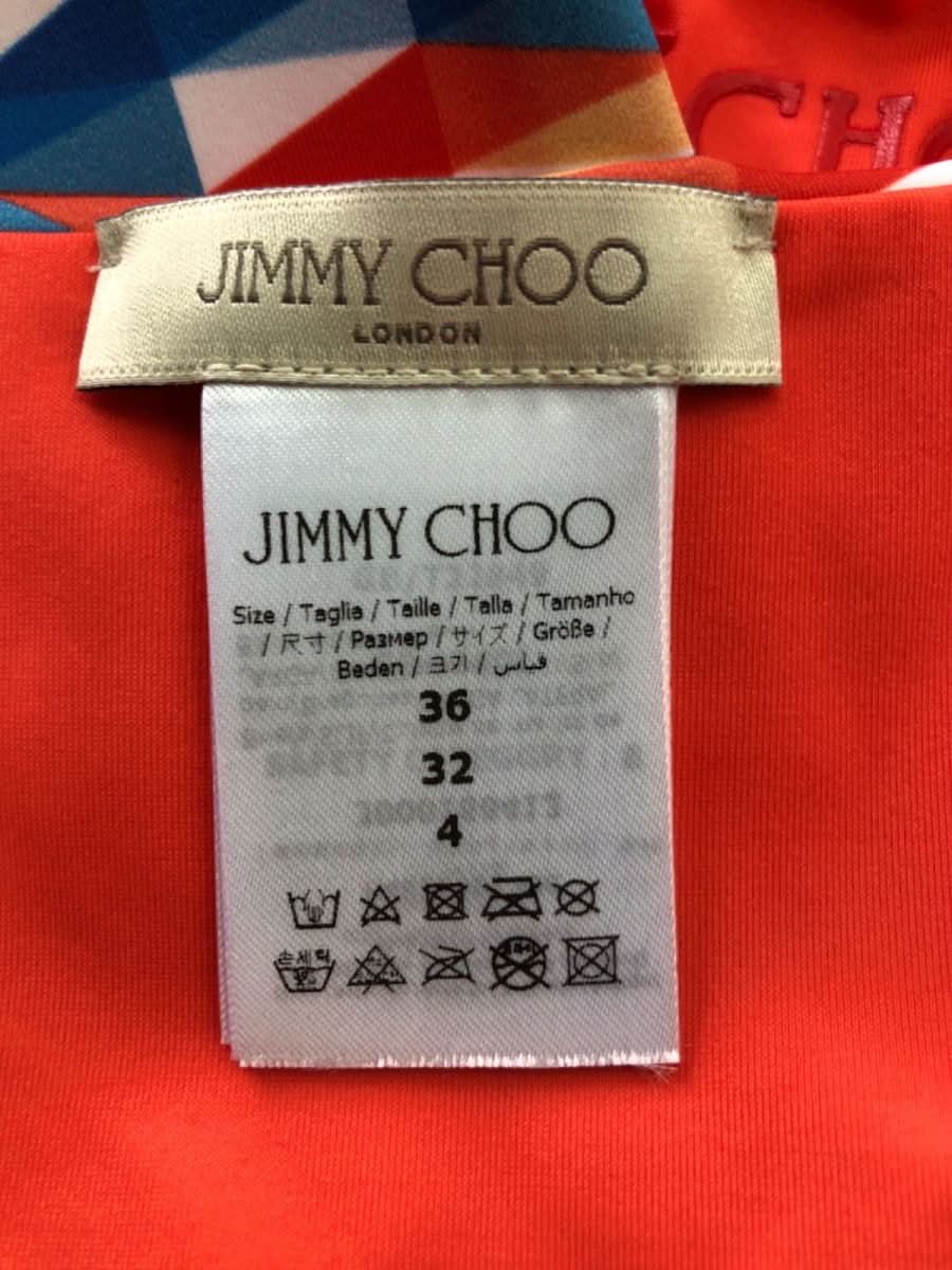 Jimmy Choo Multicolour Geometric Bikini Top Size EU 40 / UK 12 Bottoms Size EU 36 UK 8 - Reliked