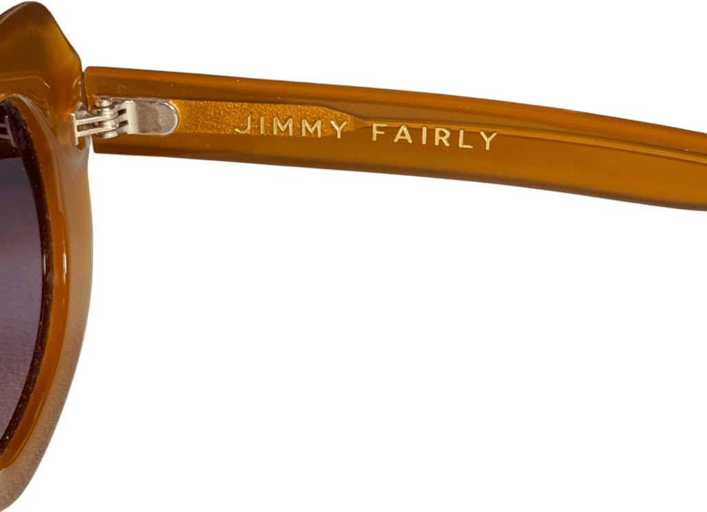 Jimmy Fairly Collection Lab Orange Sunglasses In Case - Reliked