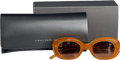 Jimmy Fairly Collection Lab Orange Sunglasses In Case - Reliked