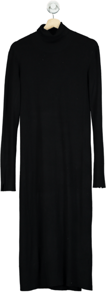 JJXX Black JXCAT LS Soft Roll Neck Knit Dress Size S - Reliked