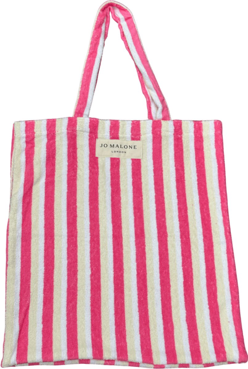 Jo Malone London Ltd.Edition Terrycloth Tote Bag – Raspberry Ripple 42x46cm - Reliked