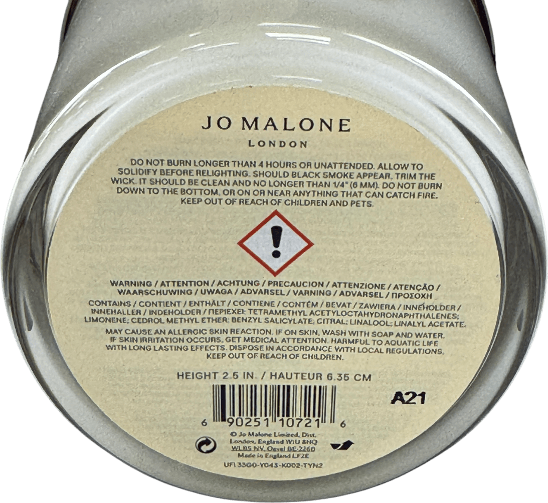 Jo Malone London Orange Bitters Scented Candle 200g - Reliked