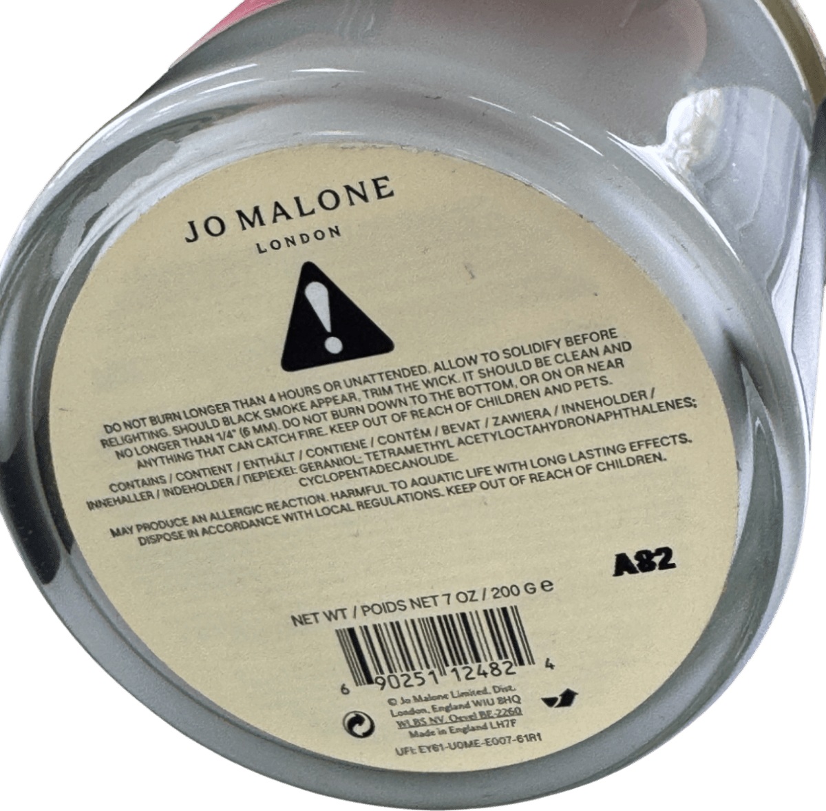 Jo Malone London Rose Blush Scented Candle 200g - Reliked