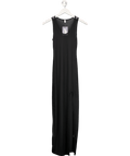 Joah Brown Black Maxi Slit Dress UK XS/S - Reliked