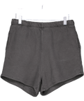 Joah Brown Black Washed Black sweat Shorts UK XS/S - Reliked