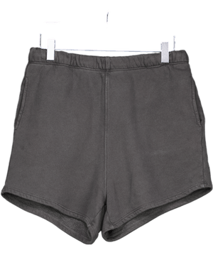 Joah Brown Black Washed Black sweat Shorts UK XS/S