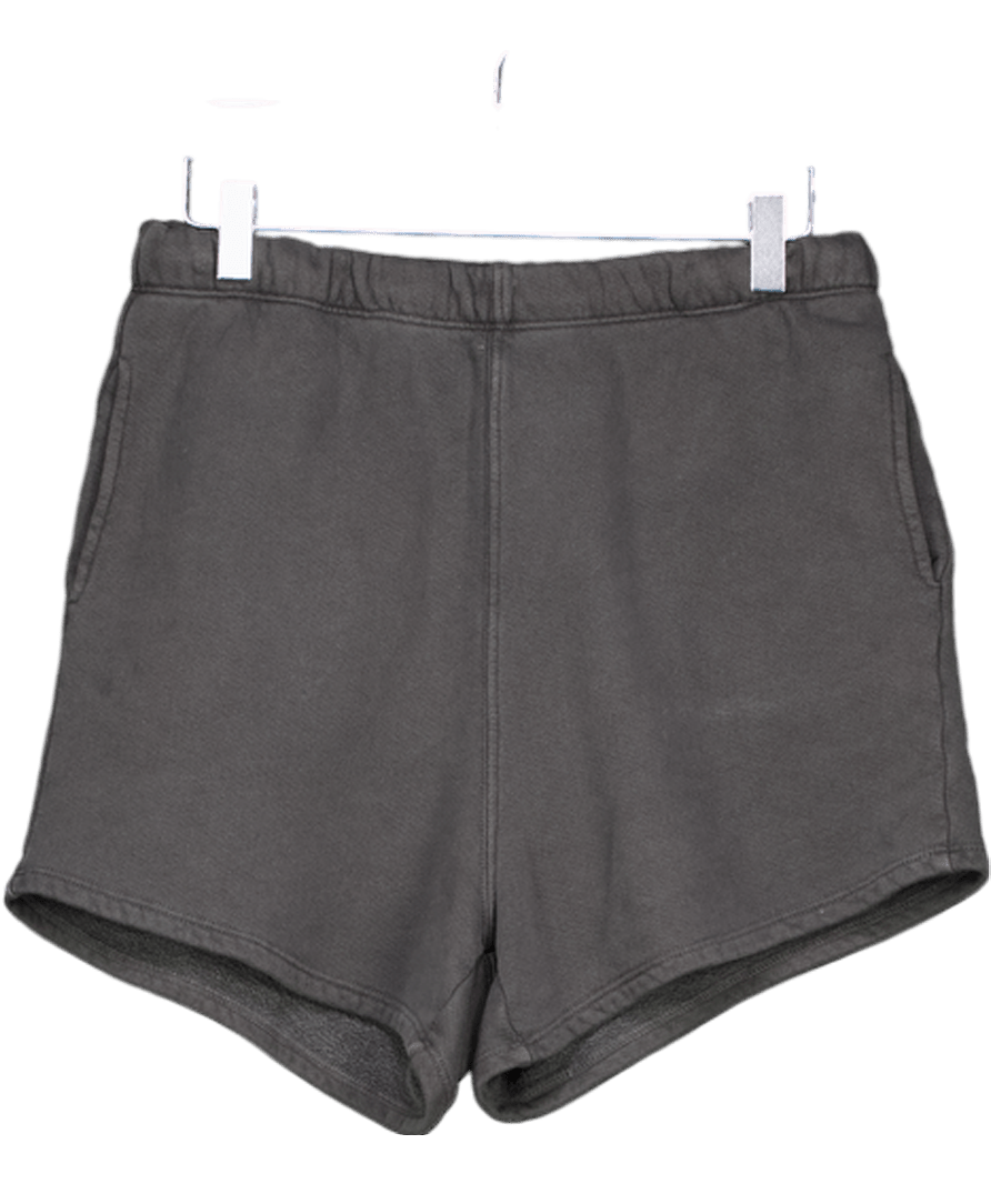 Joah Brown Black Washed Black sweat Shorts UK XS/S - Reliked