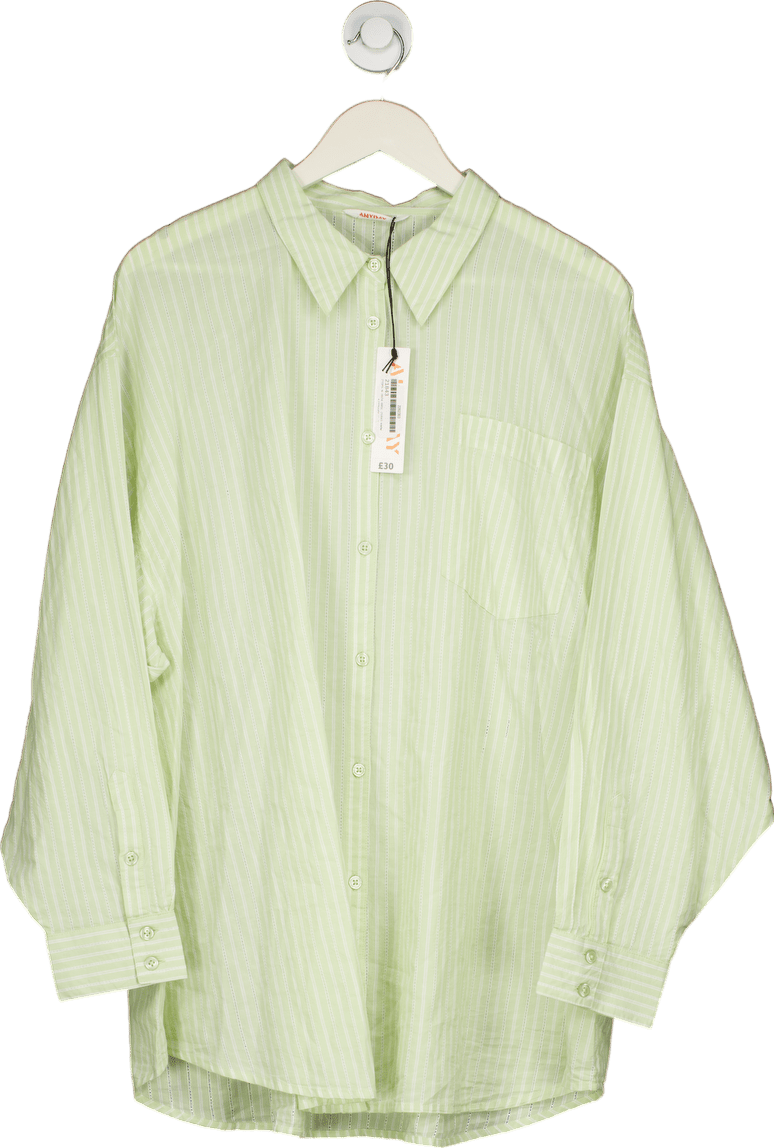 John Lewis Green Relaxed Shirt UK 20 - Reliked