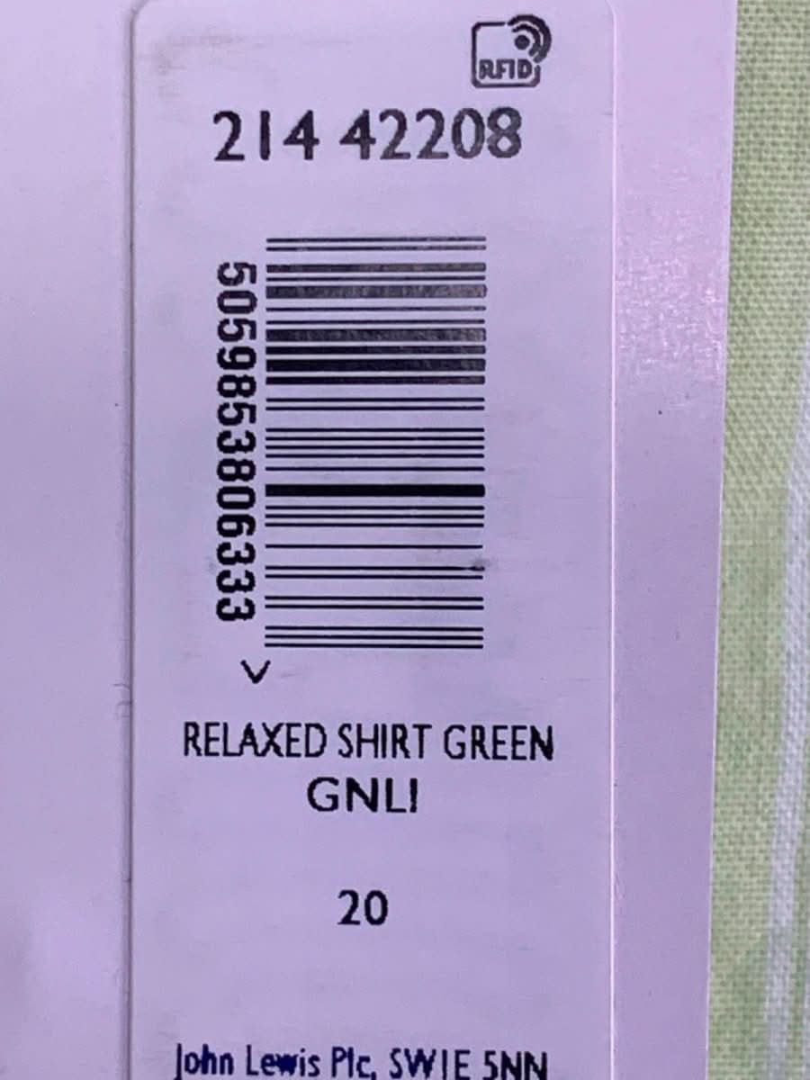 John Lewis Green Relaxed Shirt UK 20 - Reliked