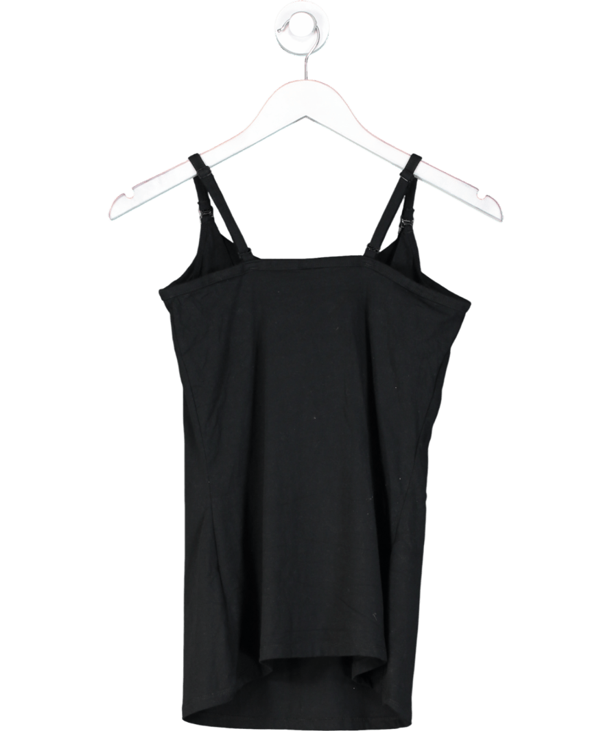 Jojo Maman Bebe Black Seamless Postnatal Support Nursing Vest UK S - Reliked