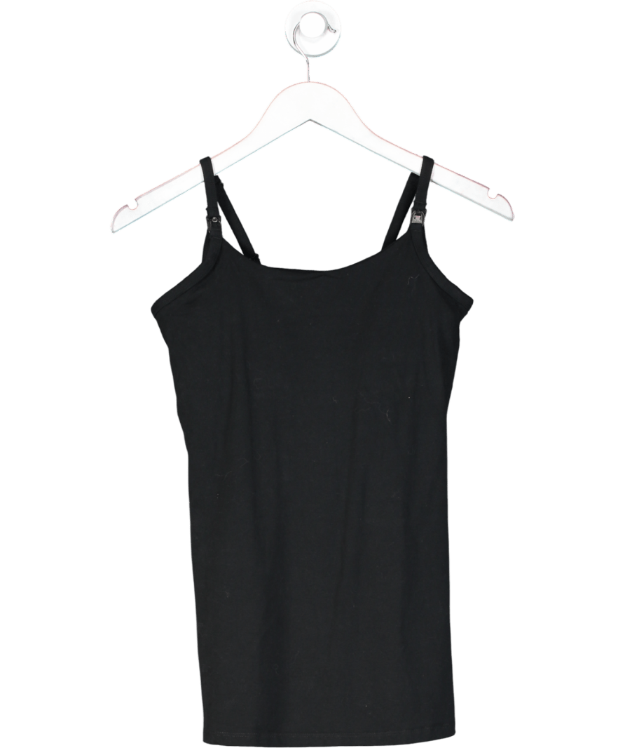 Jojo Maman Bebe Black Seamless Postnatal Support Nursing Vest UK S - Reliked