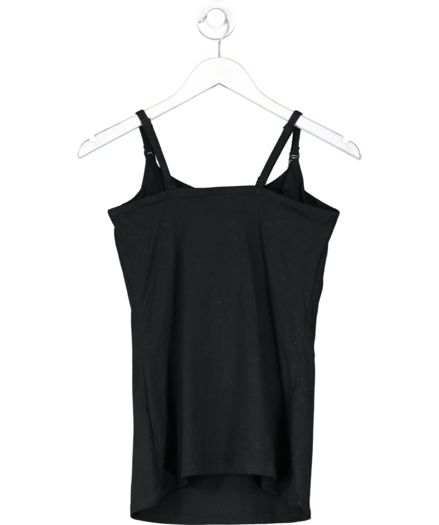 Jojo Maman Bebe Black Seamless Postnatal Support Nursing Vest UK S - Reliked