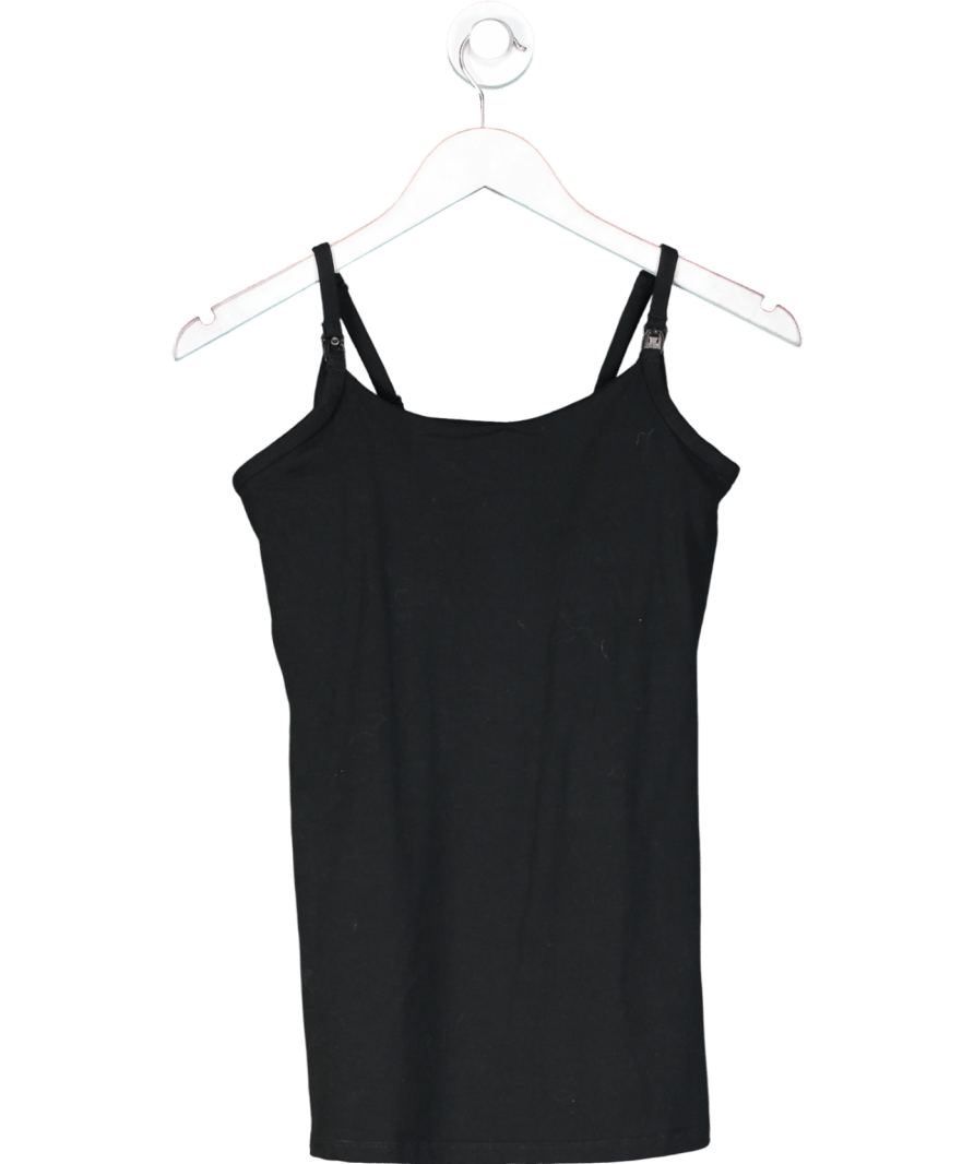 Jojo Maman Bebe Black Seamless Postnatal Support Nursing Vest UK S - Reliked